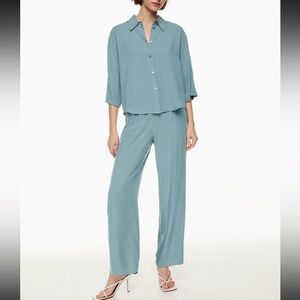 Babaton Carrington Shirt and Tribute Pant Set